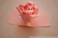  Як робити троянду з паперу майстер клас.