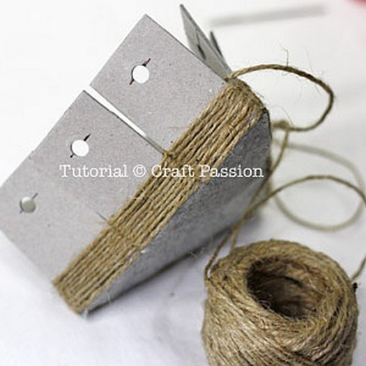  Вироби з мотузки та картону, стильні коробочки для дрібниць МК