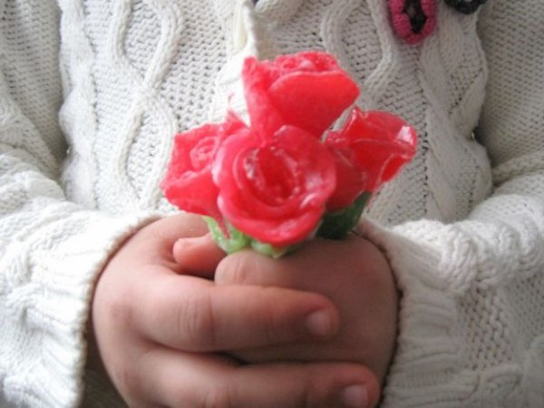  Робимо троянду з мармеладу своїми руками.