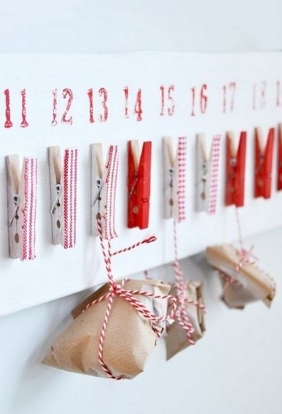  Створюємо новорічні адвент календар своїми руками, багато ідейок