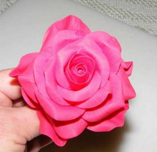  Троянда з цукрової мастики для торта, докладний майстер клас.