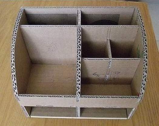 Як зробити органайзер з картонної коробки   майстер клас