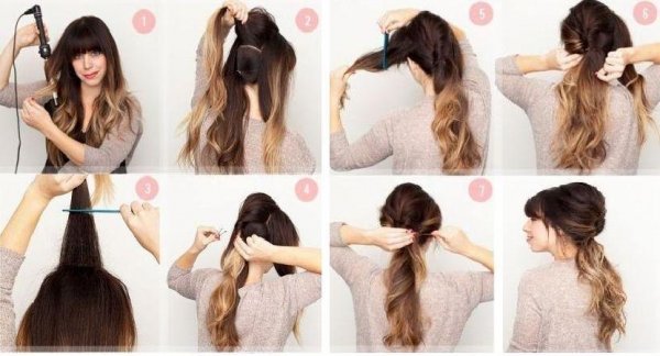  Домашні зачіски для довгих волосся
