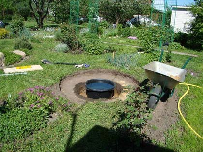  Садовий фонтан на дачі своїми руками   приклад побудови (+фото)
