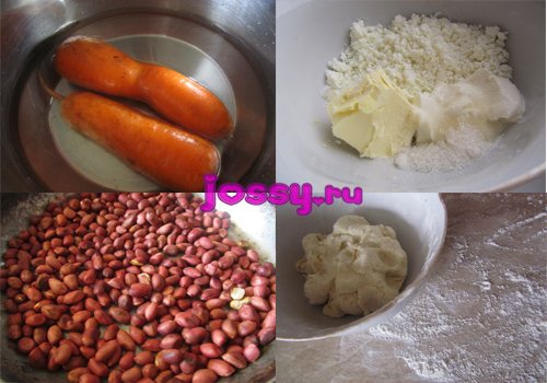  Смачний рецепт випічки з сирного тіста з морквою і арахісом