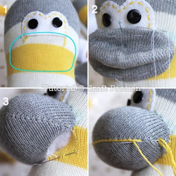  Іграшки з шкарпеток, робимо веселих мавпочок.