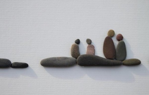  Панно з каменів, ідеї для творчості.