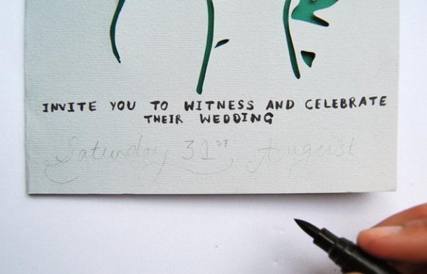  Весільні запрошення листівки своїми руками.