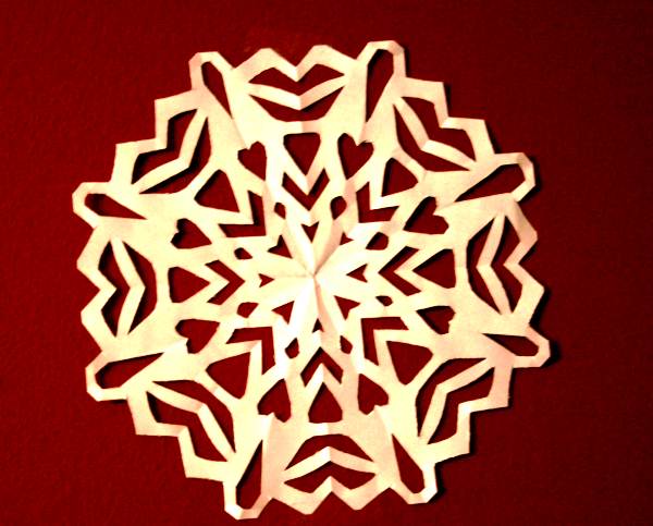 4c86bdb8bb6625e13a55c279cb16a57f Сніжинки з паперу: роздрукувати шаблони для вирізання, як скласти папір, ідеї багатогранних прикрас