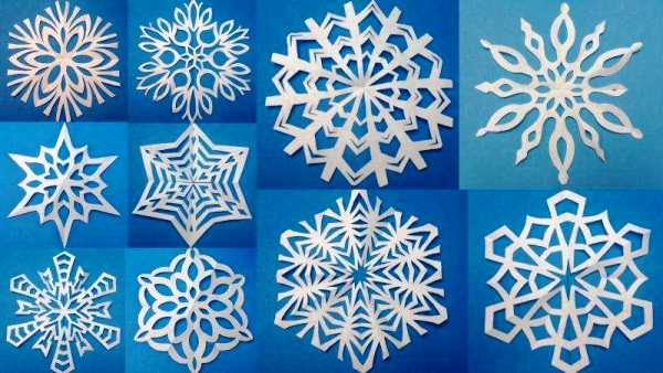 90a5068ba81f2d0c4290930103c78fb9 Сніжинки з паперу: роздрукувати шаблони для вирізання, як скласти папір, ідеї багатогранних прикрас