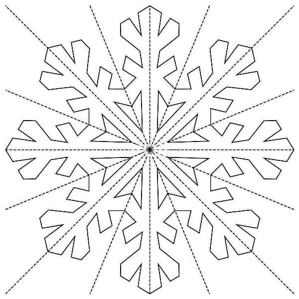 e210283c0a1b275b3559c2f8d47ec7b0 Сніжинки з паперу: роздрукувати шаблони для вирізання, як скласти папір, ідеї багатогранних прикрас