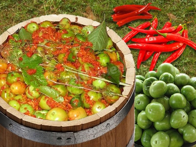 zelenye pomidory po korejjski: samyjj vkusnyjj recept na zimu110 Зелені помідори по корейськи: найсмачніший рецепт на зиму