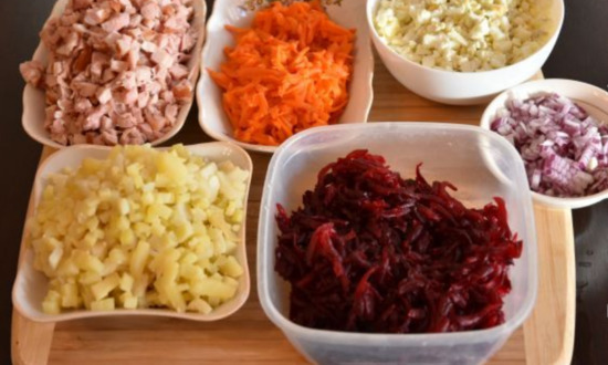  Салат  Гранатовий браслет — як приготувати салат за класичними рецептами