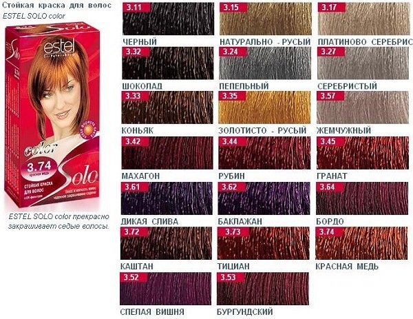 18ab90464651a367e4777d7dfa67e237 Фарба для волосся Естель (Estel): палітра кольорів, відгуки та фото