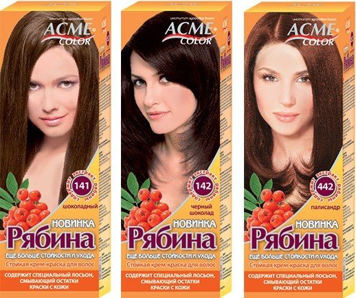 202016ed453f0437d881e13c6aed82e0 Фарба для волосся Горобина: палітра кольорів (фото)