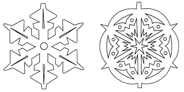 d3d71b3fdf2dc5ea1b1af43fe4eaf9c0 Як робити обємну сніжинку з паперу: схеми своїми руками, ідеї з вирізаних елементів і цільних листів