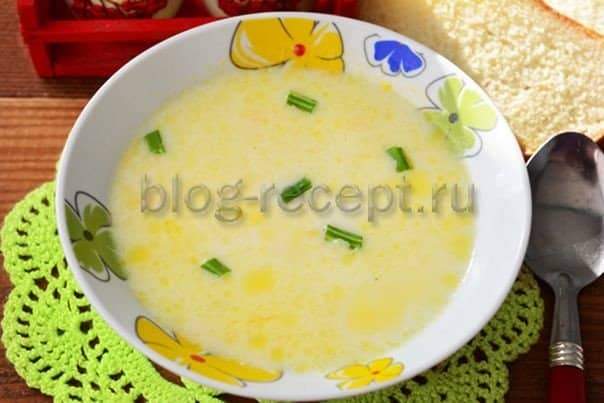 3d751ebf92e89806df48964326e61589 Сирний суп з куркою і плавленим сирком, з грибами або вермішеллю