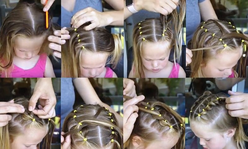 8638e3d4db978aa4ec8d9248efbd5613 Зачіски з косами для дівчаток з покроковим поясненням, з фото і відео