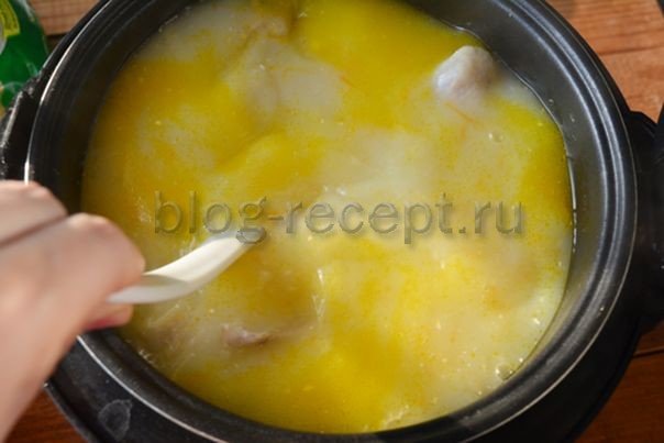 9920fd4d071434c9e4eb79fd643ec1ce Сирний суп з куркою і плавленим сирком, з грибами або вермішеллю