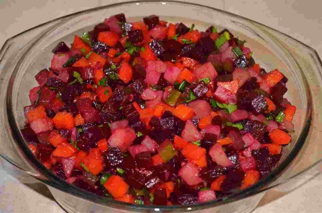  Вінегрет — класичний рецепт з квашеною капустою