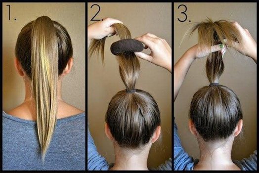 6c5353dbce25ba15cfee3a7bb5aa52bb Гарний пучок на середні волосся: як зробити низький, високий, обємний, недбалий пучок