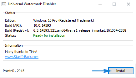 kak ubrat nadpis aktivaciya windows 10, s pomoshhyu programm111 Як прибрати напис активація Windows 10, з допомогою програм