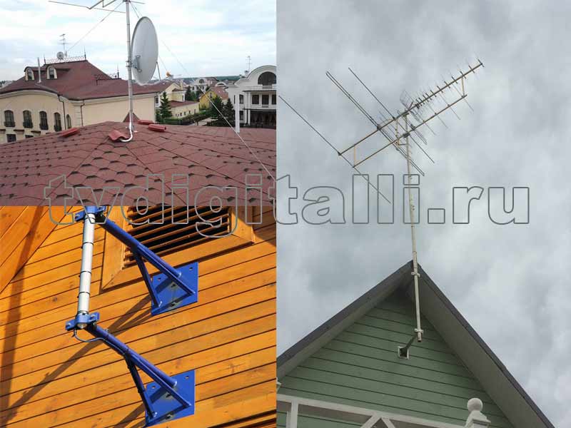kak ustanovit antennu na dache i v gorode55 Як встановити антену на дачі і в місті