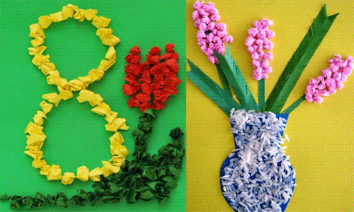 29ebebcffb3c639e199f3d4dd5b7dc43 Як зробити квіти на 8 березня своїми руками — кращі ідеї з гофрованого паперу та серветок