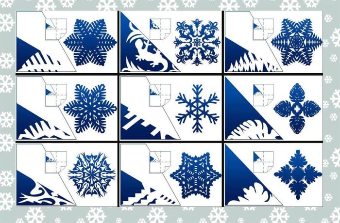 4e94a9f8d21089781a38a68f63d002fc Як зробити сніжинки з паперу своїми руками на новий рік? Трафарети для вирізання сніжинок