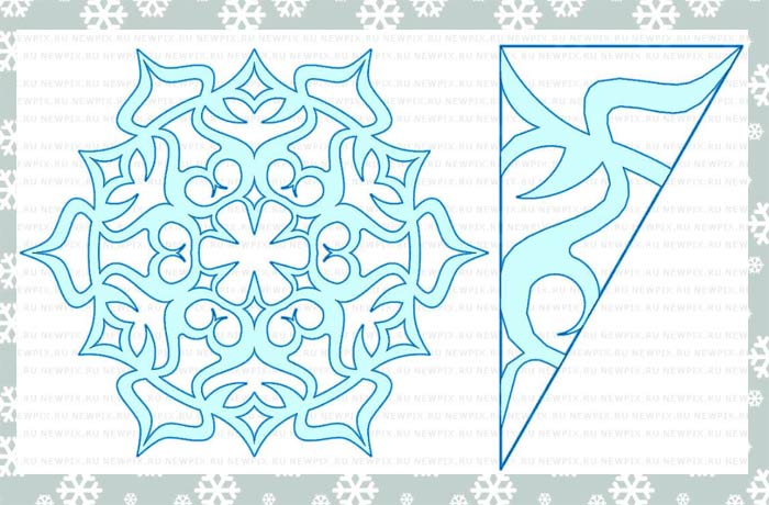 8e777f86fe8c813217d18f38e19f1505 Як зробити сніжинки з паперу своїми руками на новий рік? Трафарети для вирізання сніжинок