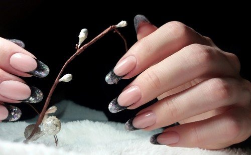 modnyjj dizajjn naroshhennykh nogtejj: foto idei1589 Модний дизайн нарощених нігтів: фото ідеї