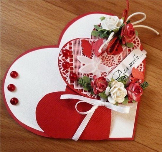 otkrytki valentinki svoimi rukami: foto idei612 Листівки валентинки своїми руками: фото ідеї