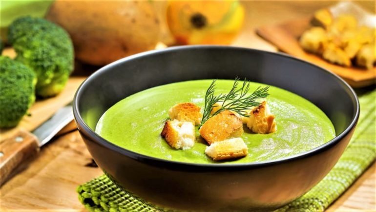 poleznyjj sup pyure iz brokkoli so slivkami: ingredienty i prigotovlenie40 Корисний суп пюре з брокколі з вершками: інгредієнти і приготування