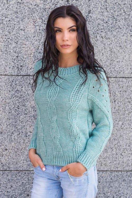 samye modnye vyazanye pulovery: foto idei1843 Самі модні вязані пуловери: фото ідеї