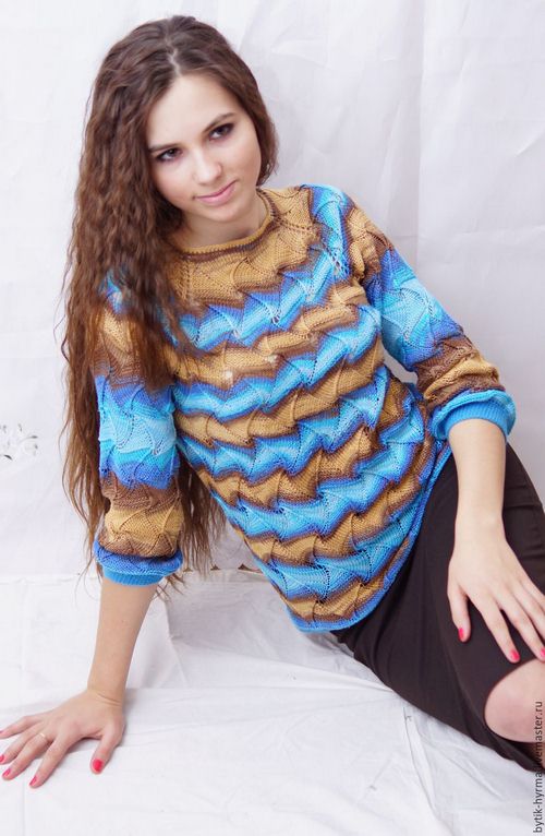 samye modnye vyazanye pulovery: foto idei1880 Самі модні вязані пуловери: фото ідеї