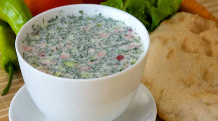 4bfd84a10da499b0bfe888c710dc6bd0 Окрошка на кефірі з куркою — 7 класичних рецептів приготування холодного супу