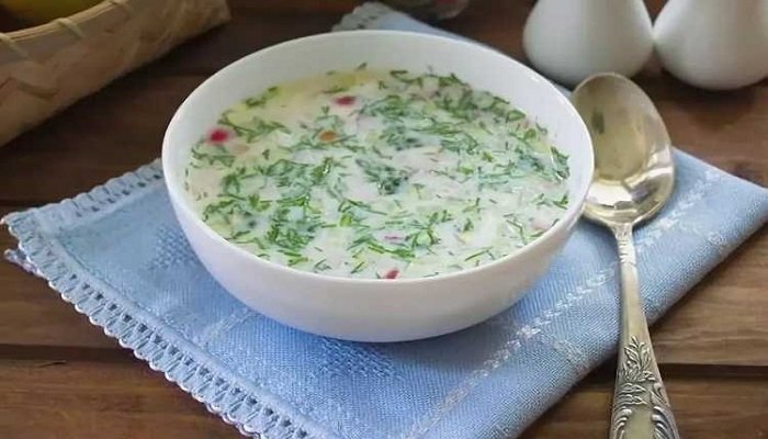 5a9cdd70fd6af2d738f224c680d44013 Окрошка на кефірі з куркою — 7 класичних рецептів приготування холодного супу