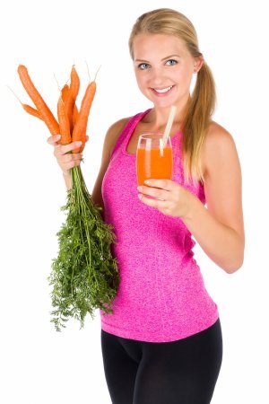7bc6589566f2f17d0542be766cf29546 Користь морквяного соку для жінок: калорійність і хімічний склад, властивості, норми і правила вживання