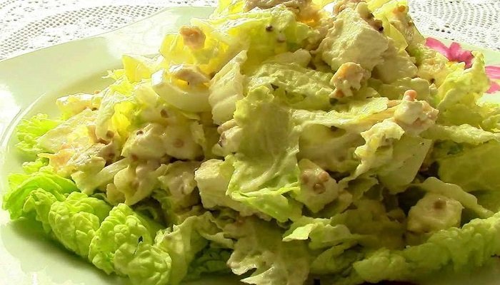c1ccf9e67328fda1f34a709d3232dfcc Готуємо салат з капусти з курячою грудкою — прості рецепти смачного салату
