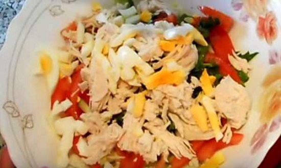 daa4d967bbe75713cd713801fe9b7d4c Готуємо салат з капусти з курячою грудкою — прості рецепти смачного салату