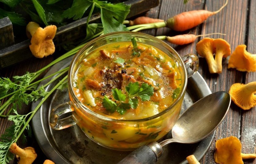 27f3a253a39f2a8f62740284fb074fd9 Крем суп з лисичок: рецепти приготування з вершками, з сиром, з картоплею, з гарбузом і куркою