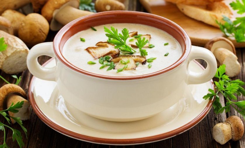 92eaacb36d9acd26f9ad9fe886df32bc Крем суп з білих грибів з вершками: рецепти приготування