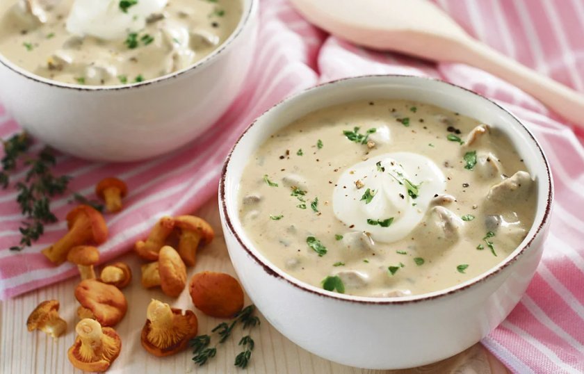 df4174b510661ba58615be11ab31ea3a Крем суп з лисичок: рецепти приготування з вершками, з сиром, з картоплею, з гарбузом і куркою