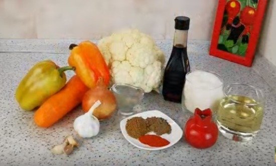 328ef66a4d966d2027d2728994e40d08 Салат з цвітної капусти по корейськи з морквою — дуже смачні рецепти приготування