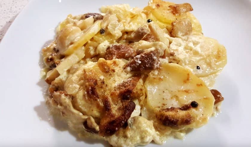 80b60c258bce2aacac5e570cf76978a6 Білі гриби, запечені в духовці: рецепти з картоплею, з сиром, з мясом