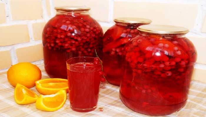  Компот із червоної смородини з апельсином на зиму — рецепти приготування без стерилізації