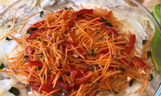 d2f73d7b68e98e1b8d1487a57d2d4753 Салат з цвітної капусти по корейськи з морквою — дуже смачні рецепти приготування