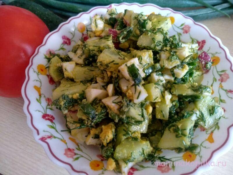 f69f490779c37510ba0016884039a7d2 Салат з редиски з яйцем, огірком і зеленим цибулею — простий і смачний рецепт