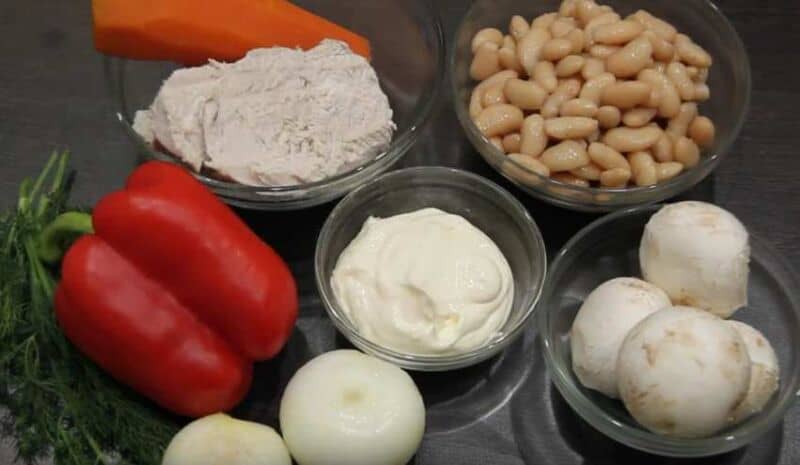 3805b1fee0a036e488dbda2b25b6ddfe Салат з грибами: самі смачні та прості рецепти грибного салату