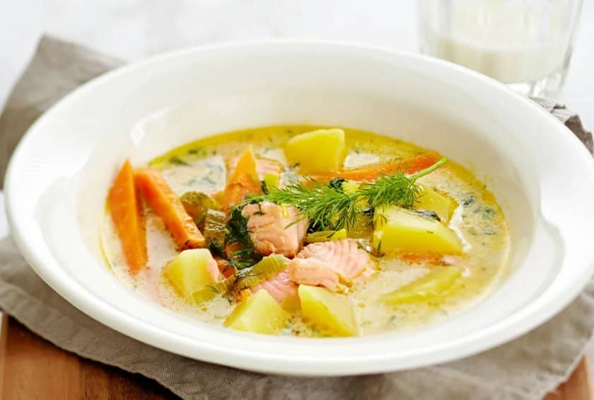 567da6171bcf9c576984986e88970766 Рибний суп з горбуші: як зварити з картоплею і перловкою, покрокові рецепти з фото, скільки потрібно варити, як приготувати з свіжої і свіжомороженої